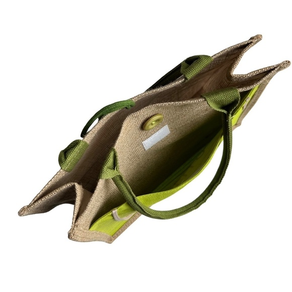 NWOT Hello Weekend Natural Jute Summer Beach Tote Bag - Picture 5 of 8